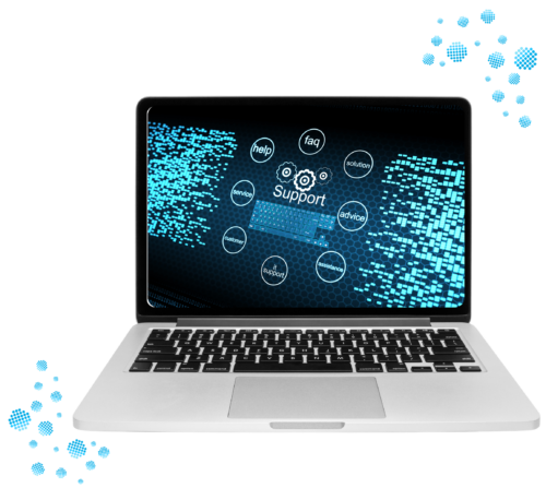 Geöffneter Laptop