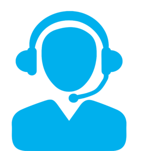 Icon einer Person mit Headset